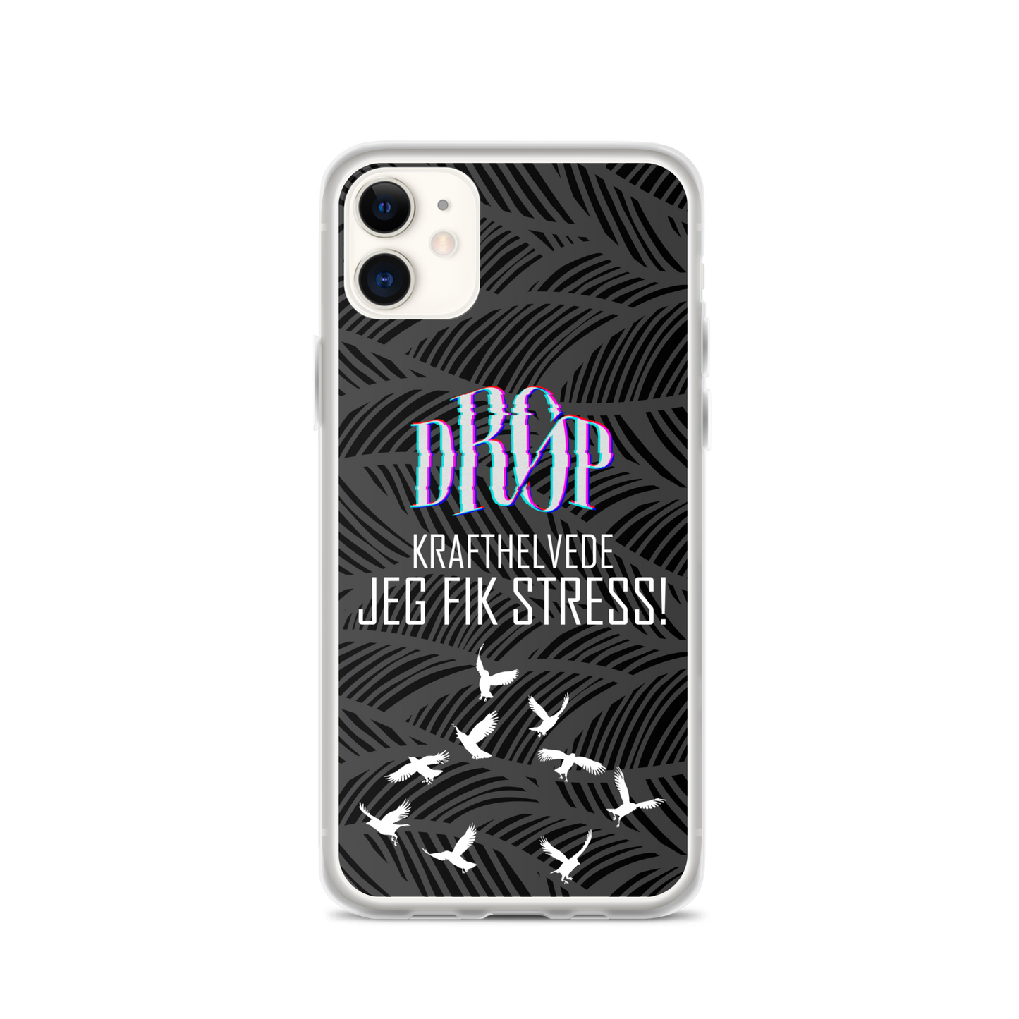 Jeg fik stress iPhone Cover DRØP