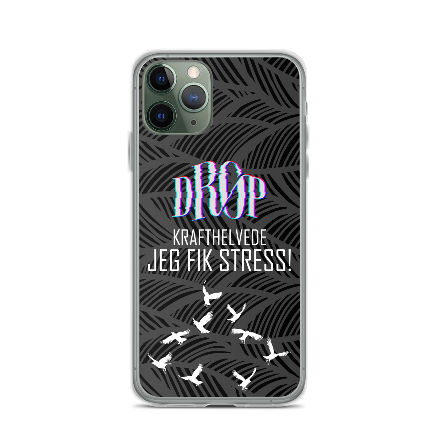 Jeg fik stress iPhone Cover DRØP