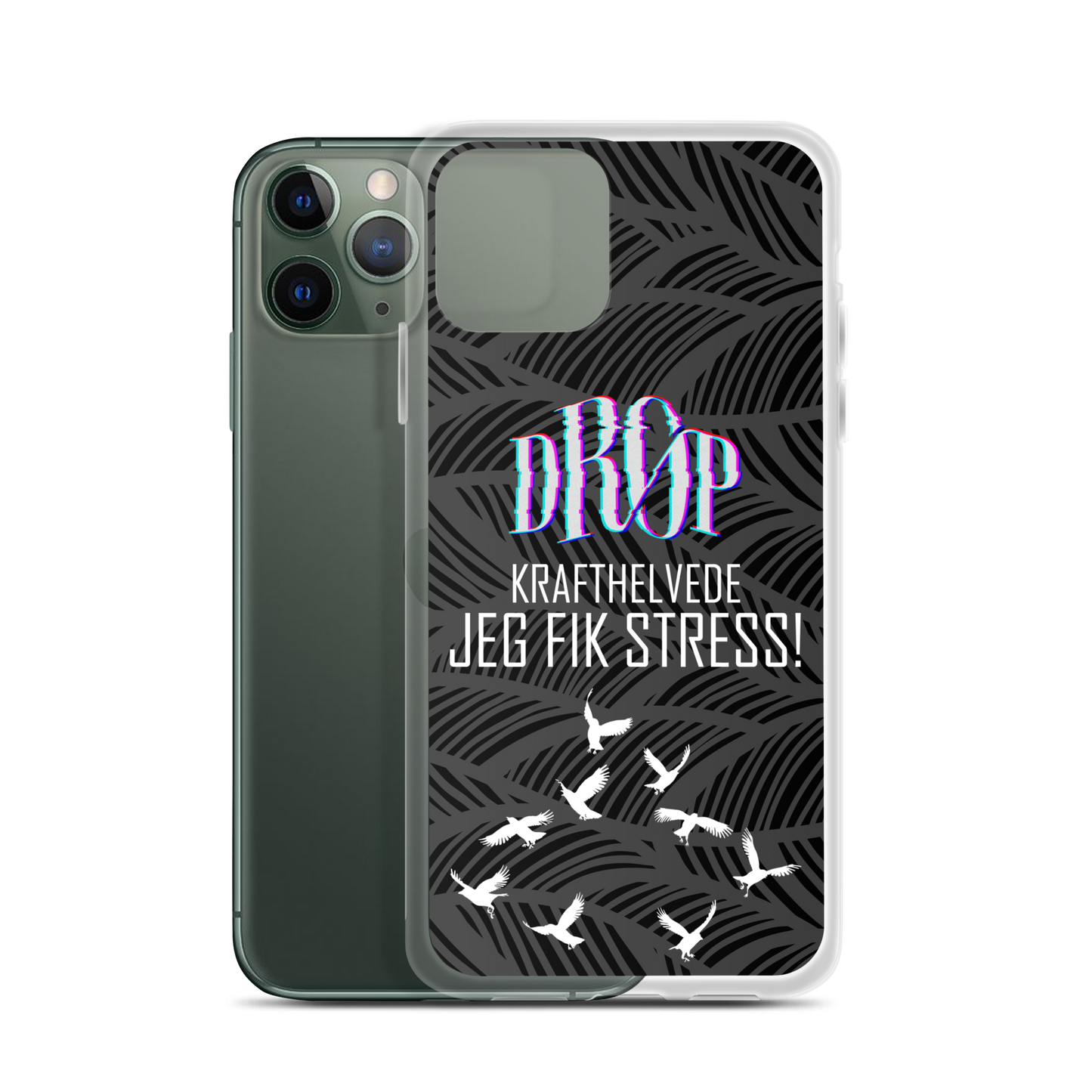 Jeg fik stress iPhone Cover DRØP