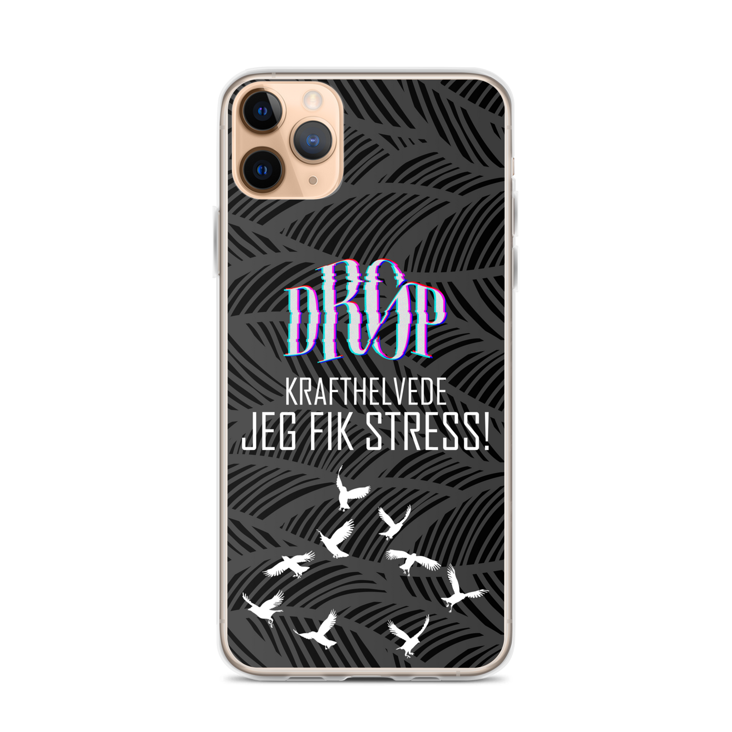 Jeg fik stress iPhone Cover DRØP