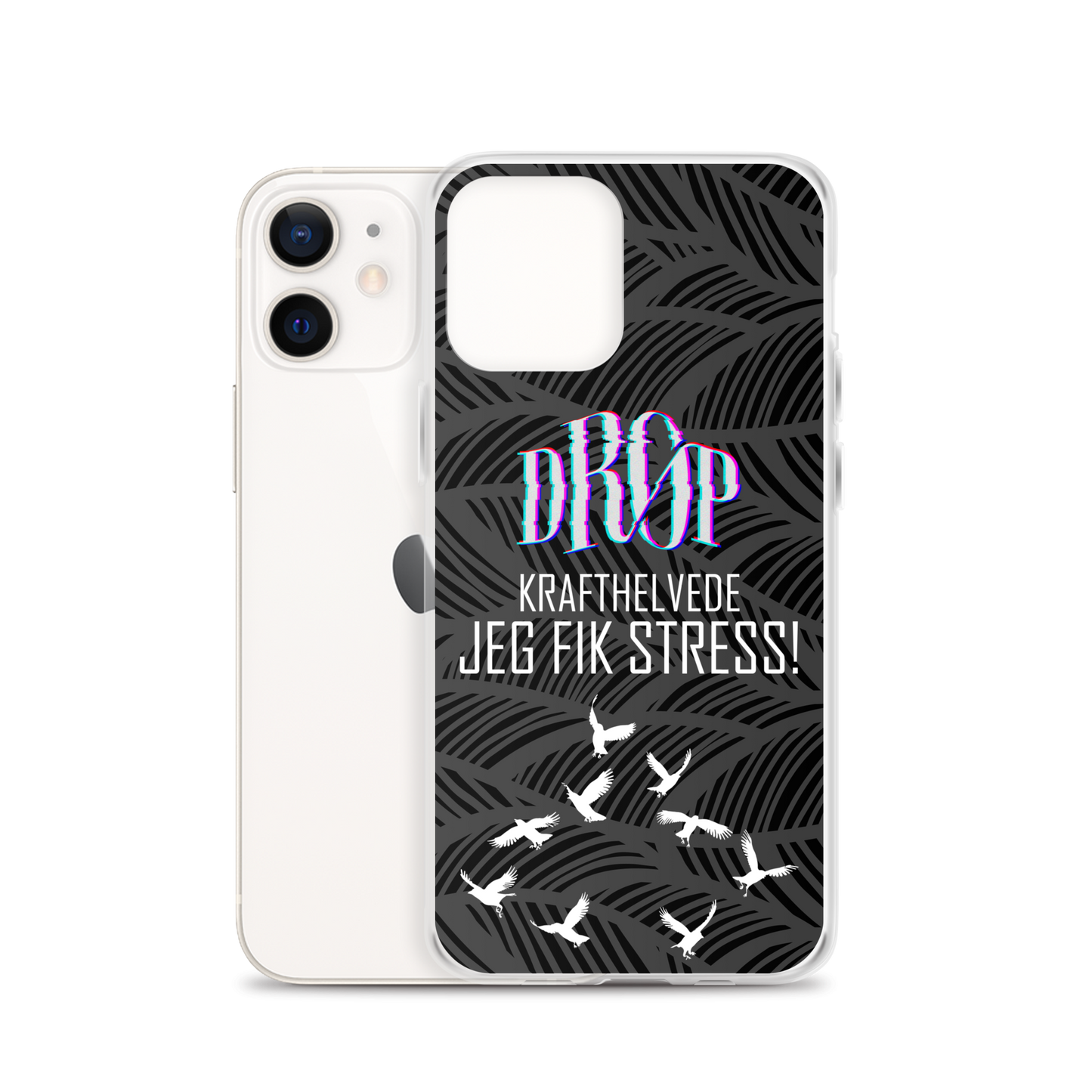 Jeg fik stress iPhone Cover DRØP