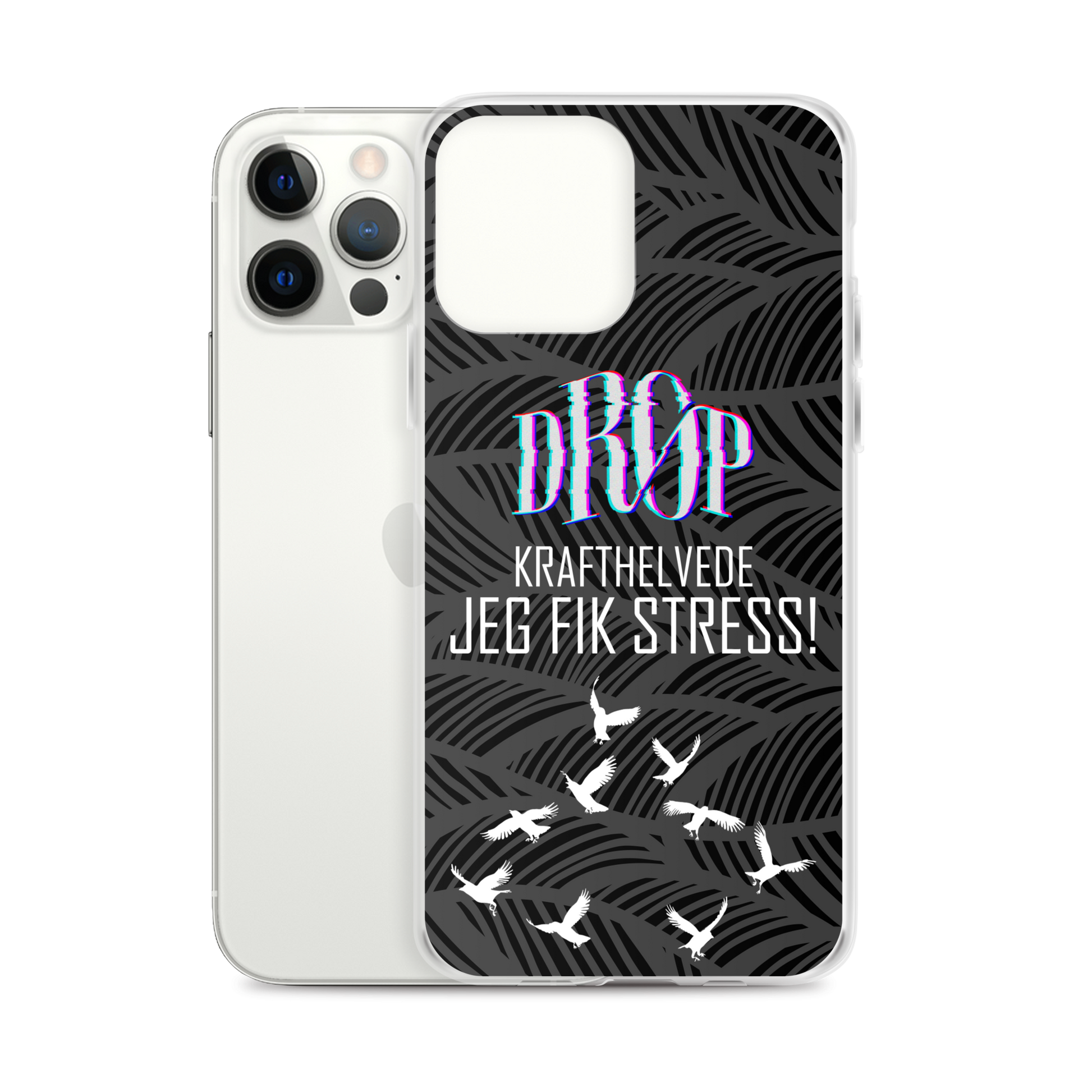 Jeg fik stress iPhone Cover DRØP