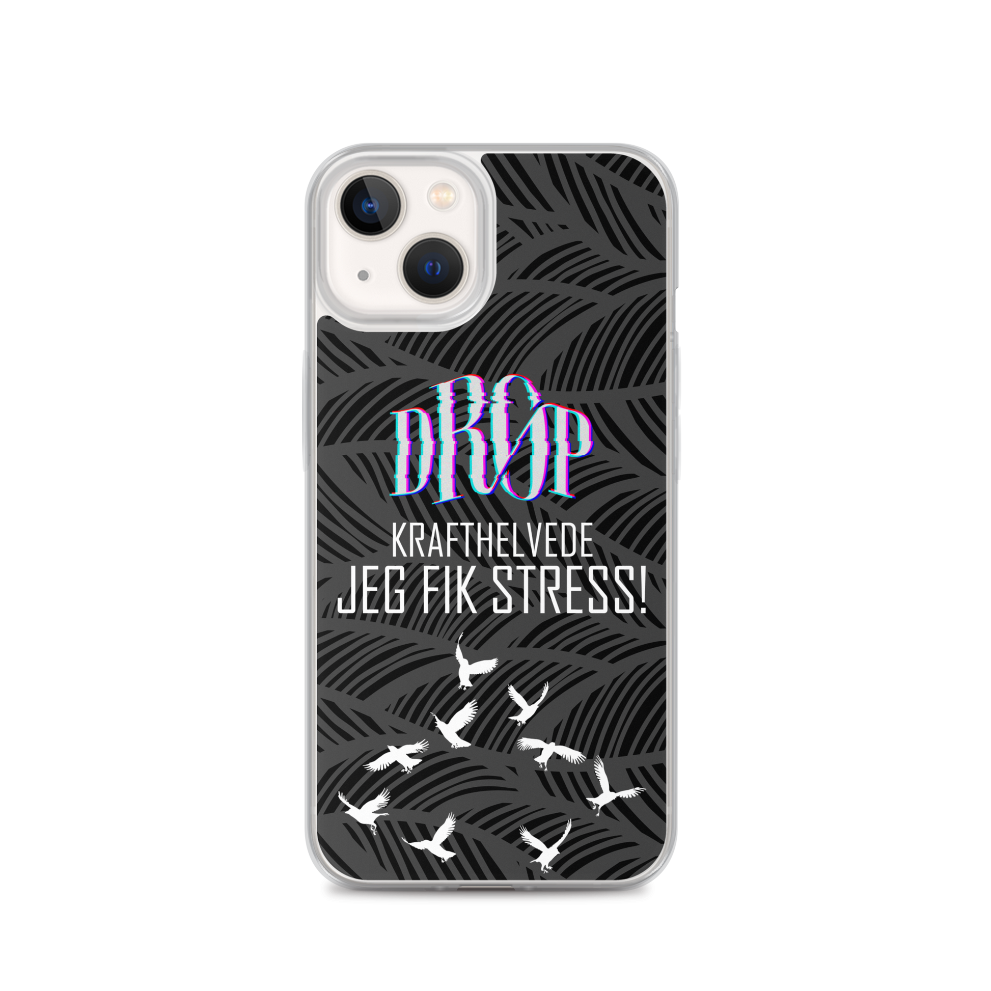 Jeg fik stress iPhone Cover DRØP