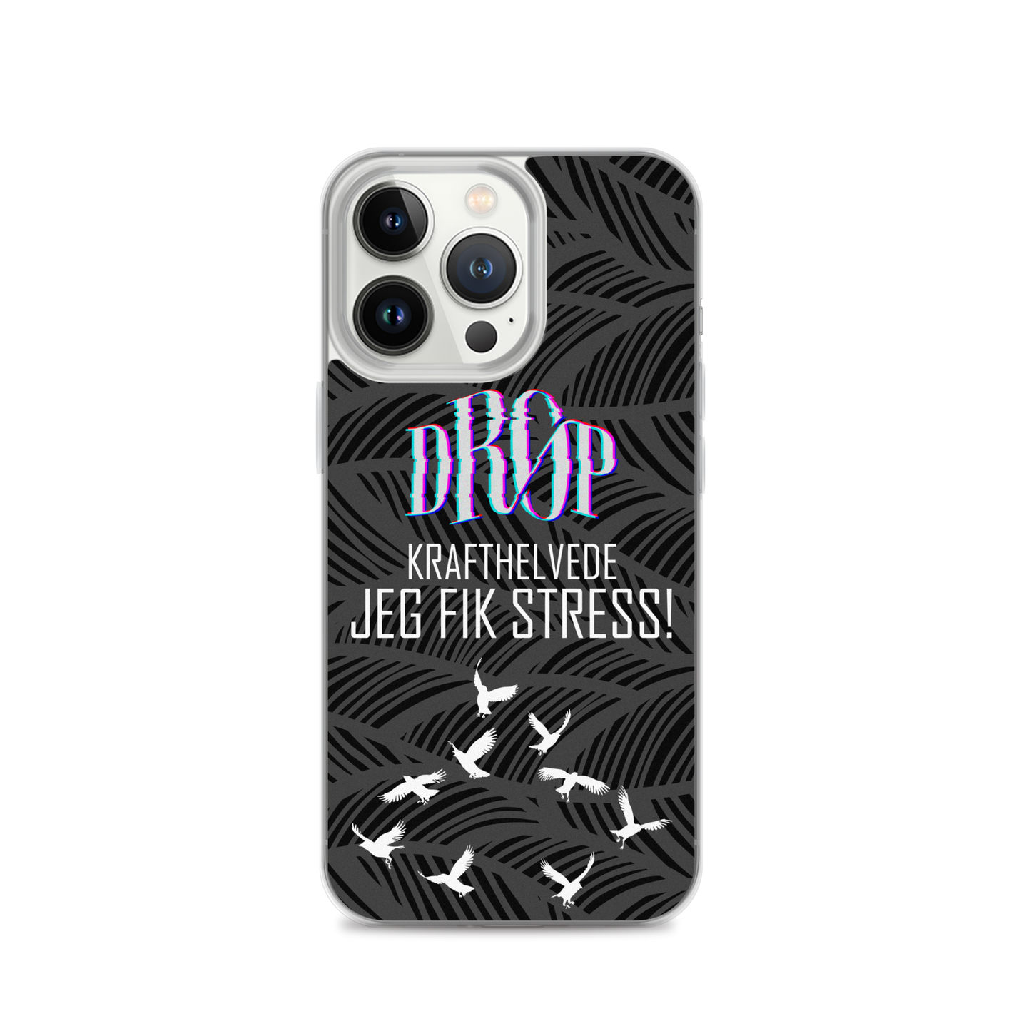 Jeg fik stress iPhone Cover DRØP