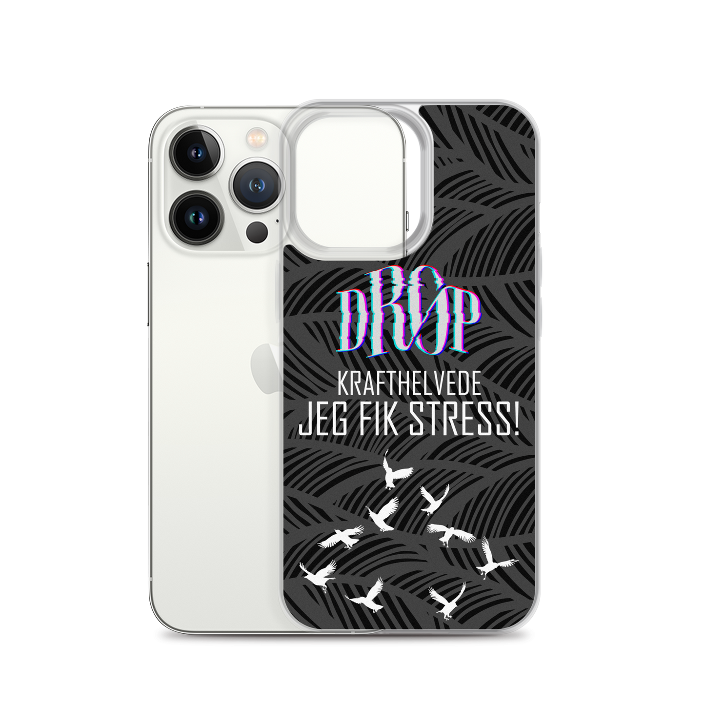 Jeg fik stress iPhone Cover DRØP