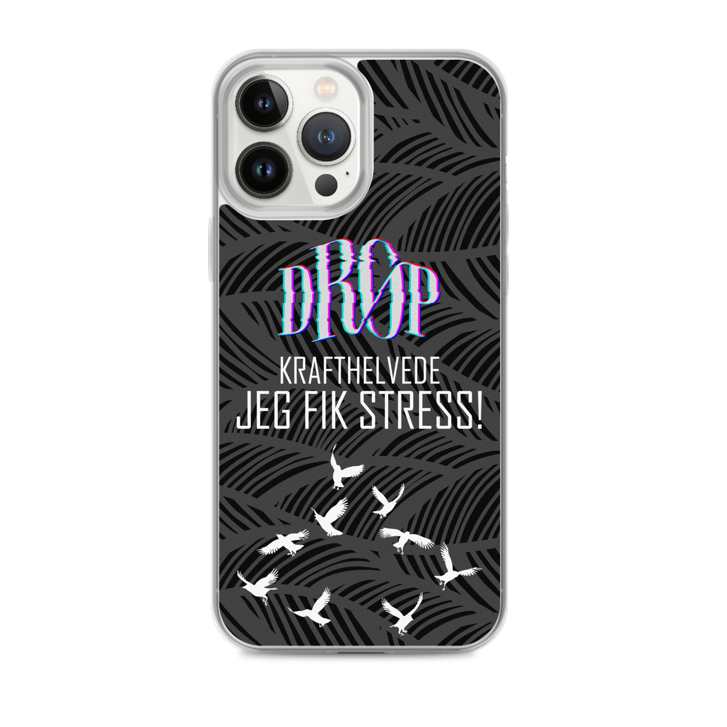 Jeg fik stress iPhone Cover DRØP