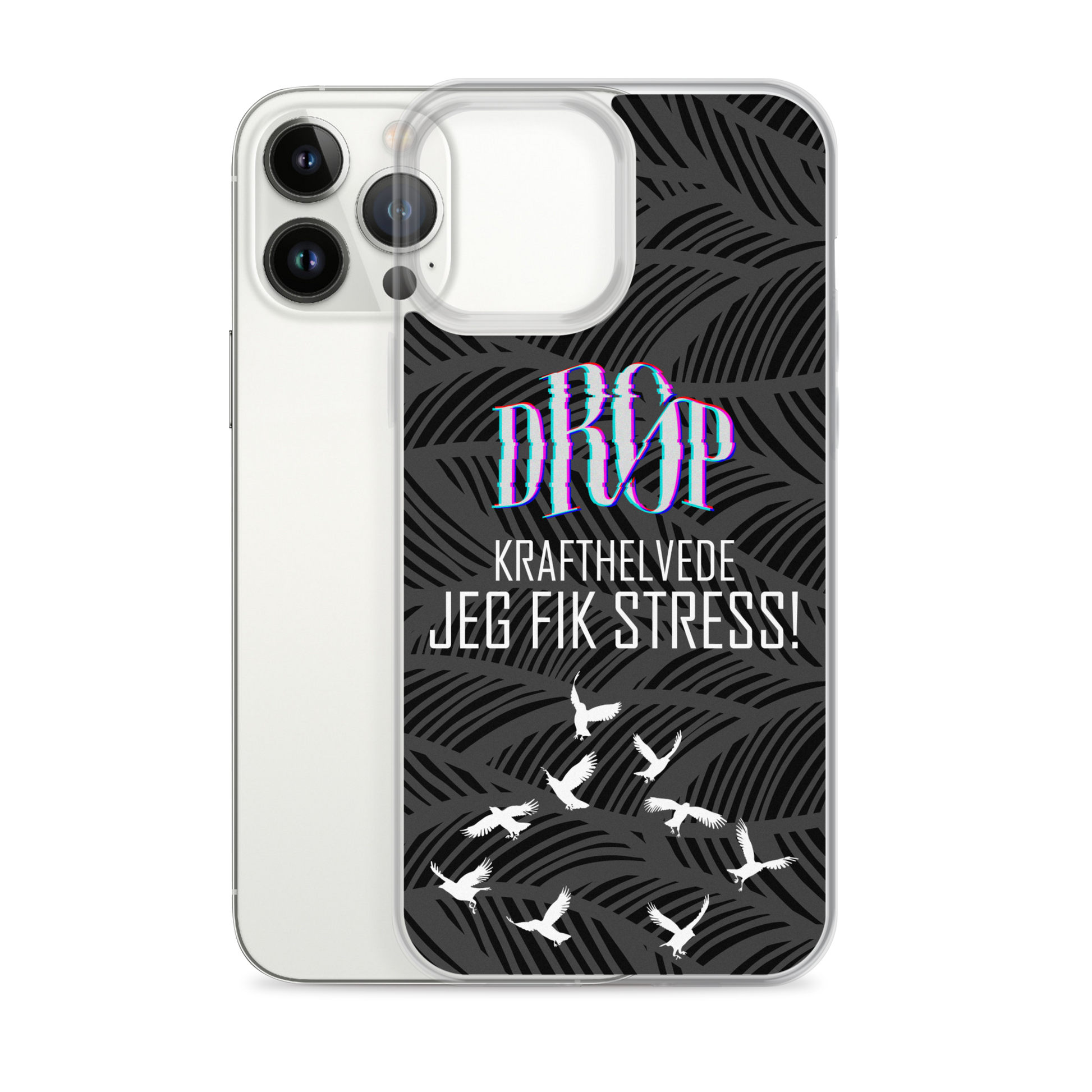 Jeg fik stress iPhone Cover DRØP