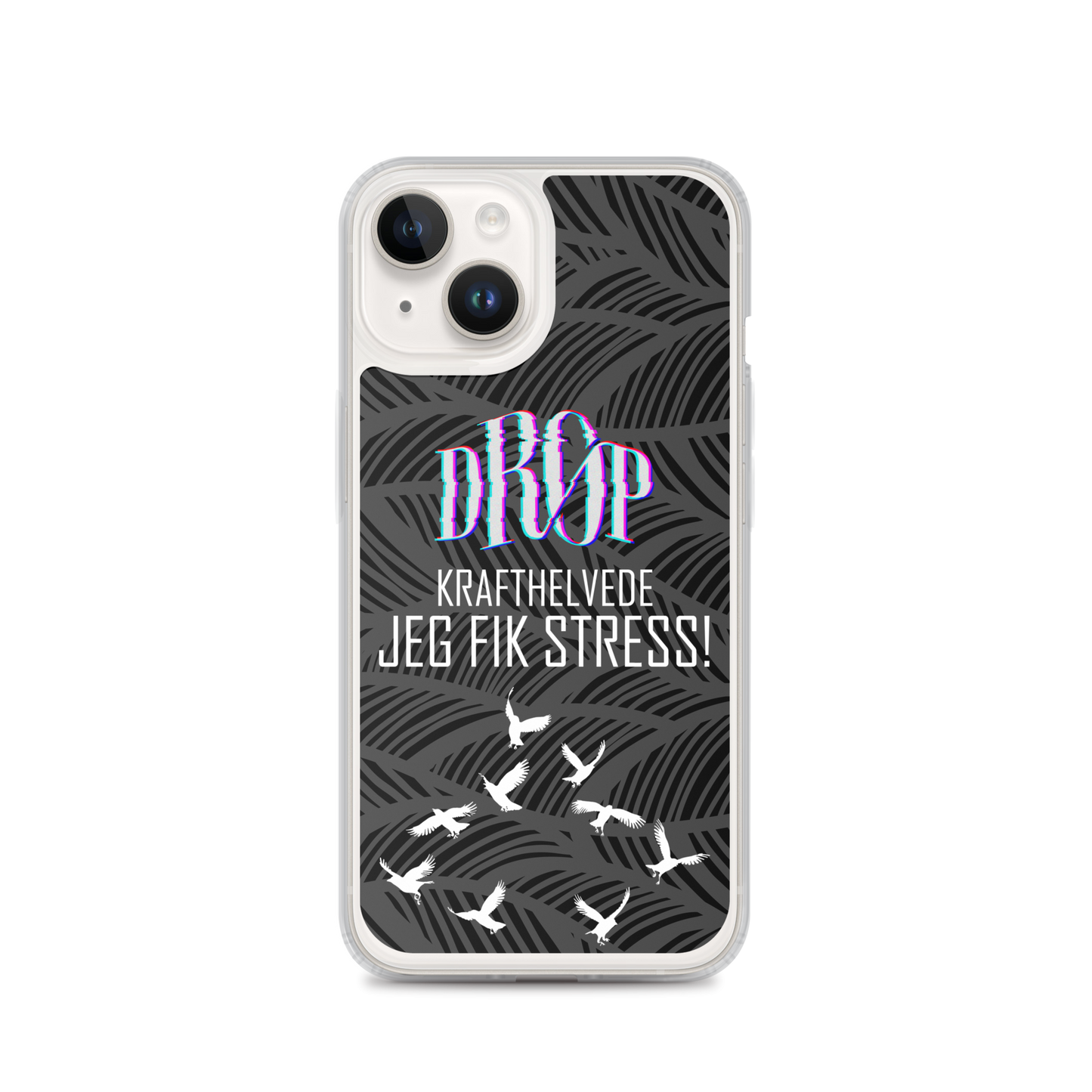 Jeg fik stress iPhone Cover DRØP