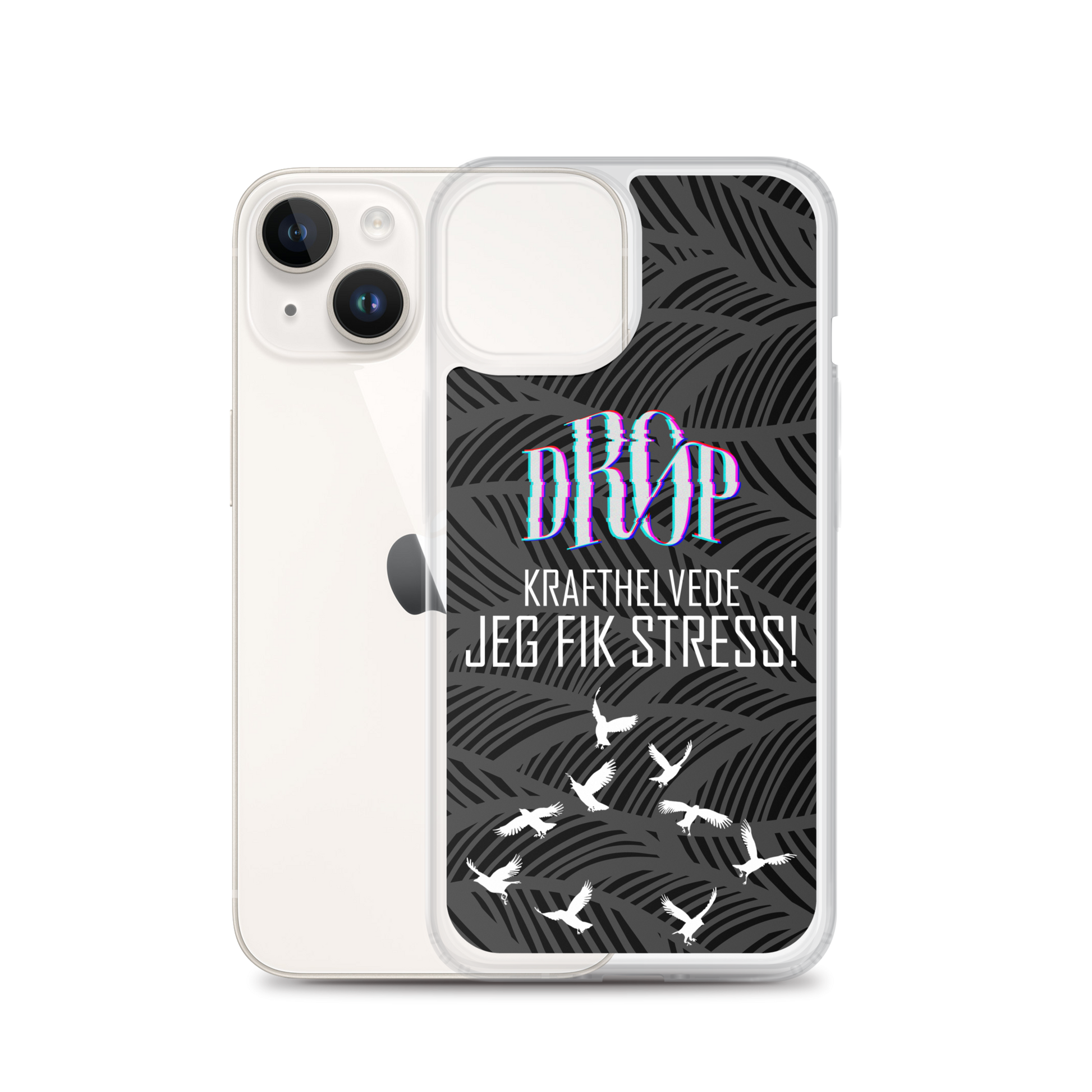 Jeg fik stress iPhone Cover DRØP