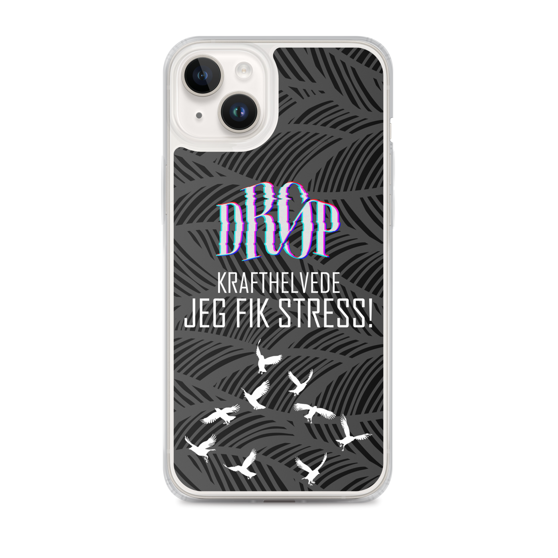 Jeg fik stress iPhone Cover DRØP