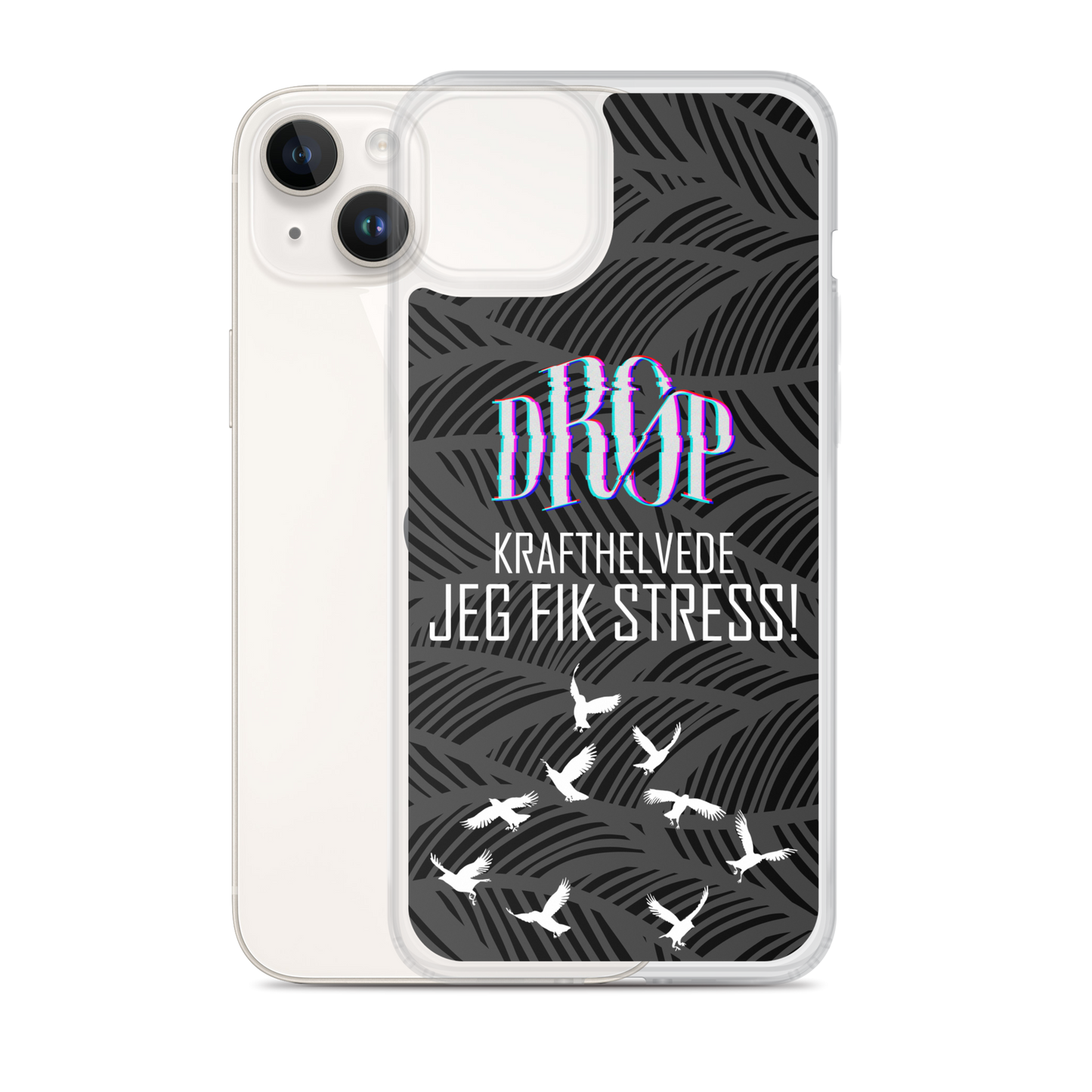 Jeg fik stress iPhone Cover DRØP