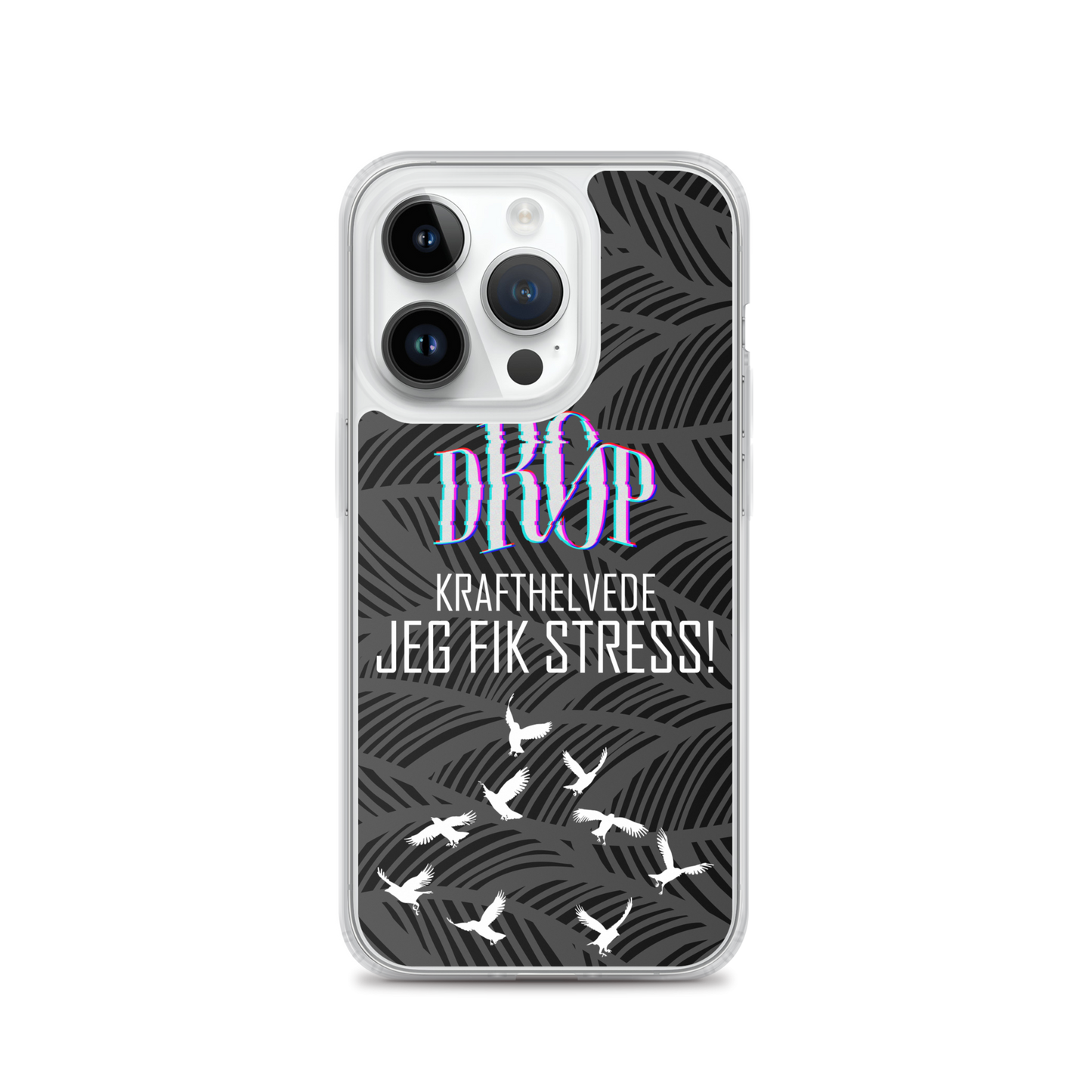 Jeg fik stress iPhone Cover DRØP