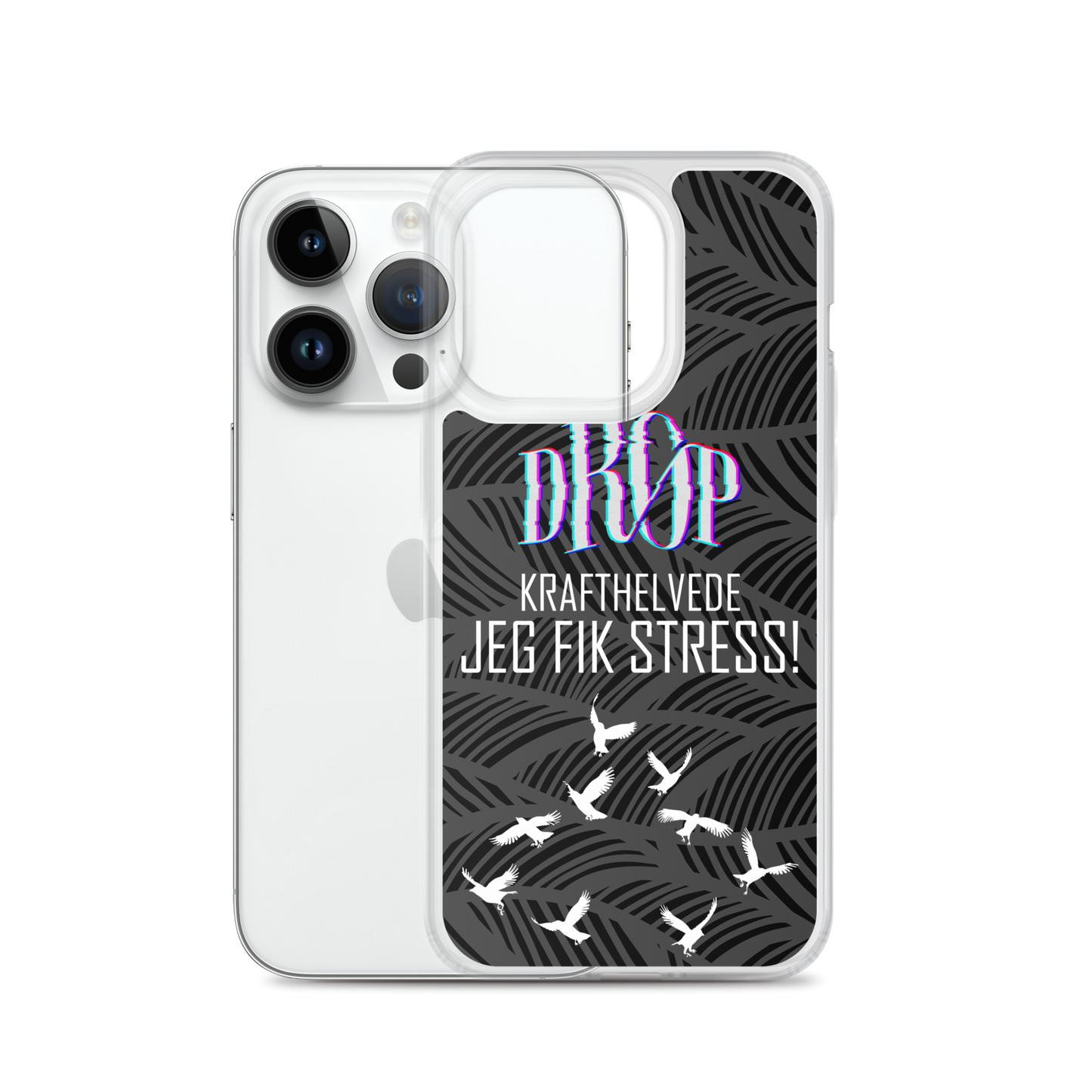 Jeg fik stress iPhone Cover DRØP