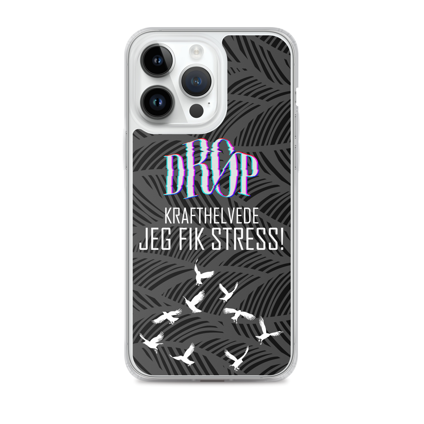 Jeg fik stress iPhone Cover DRØP