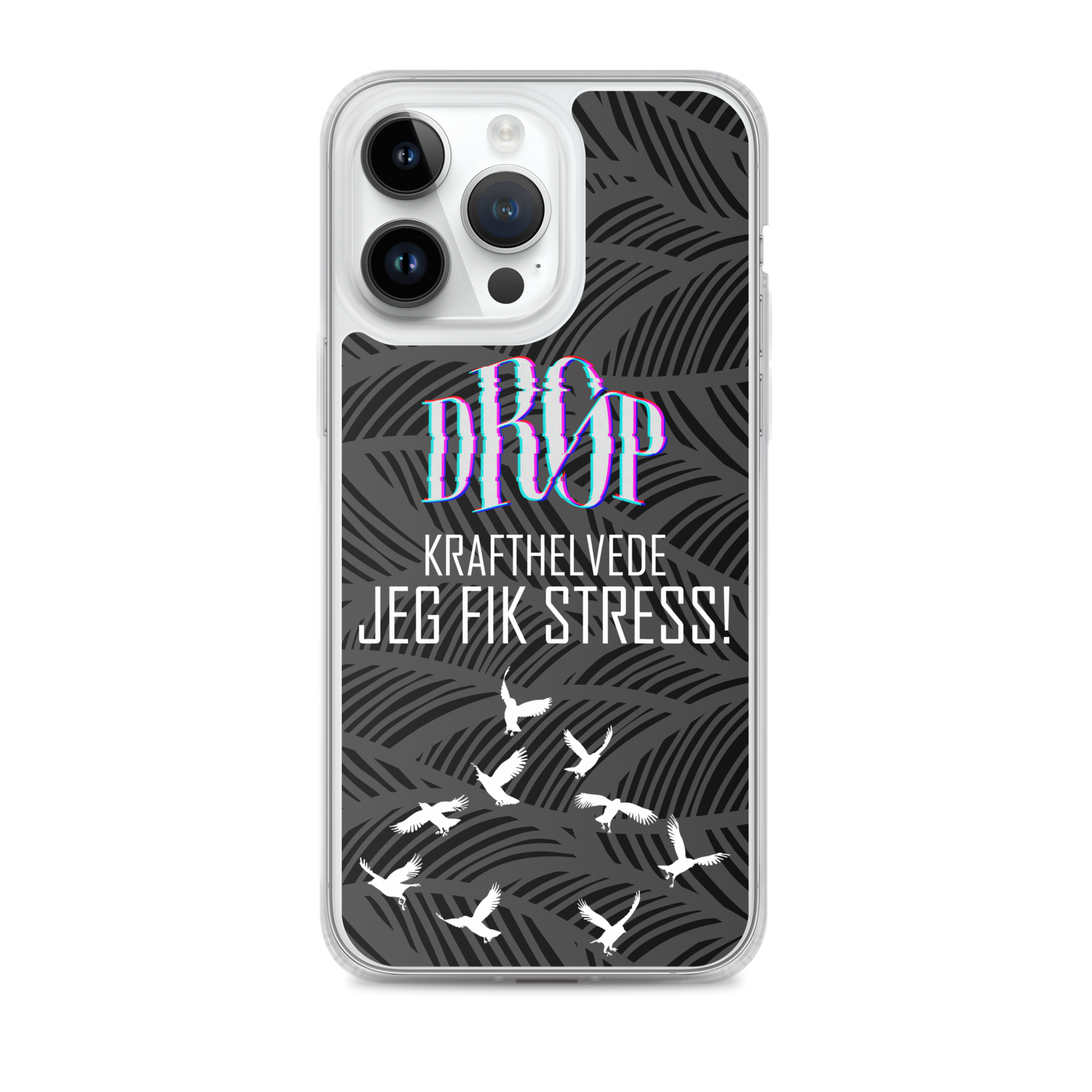 Jeg fik stress iPhone Cover DRØP