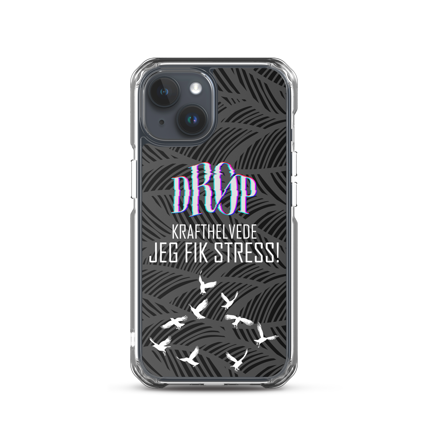 Jeg fik stress iPhone Cover DRØP