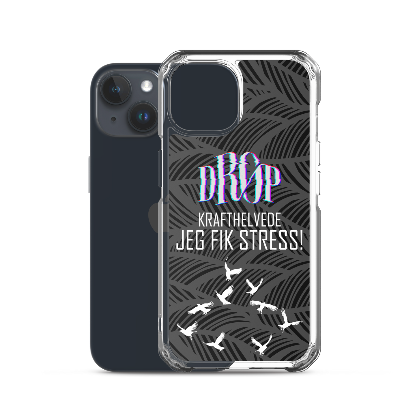 Jeg fik stress iPhone Cover DRØP