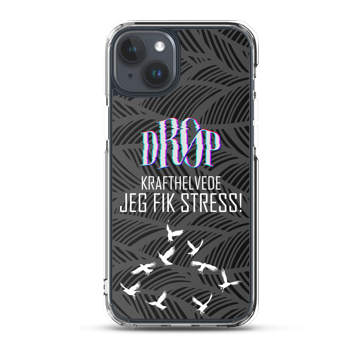 Jeg fik stress iPhone Cover DRØP