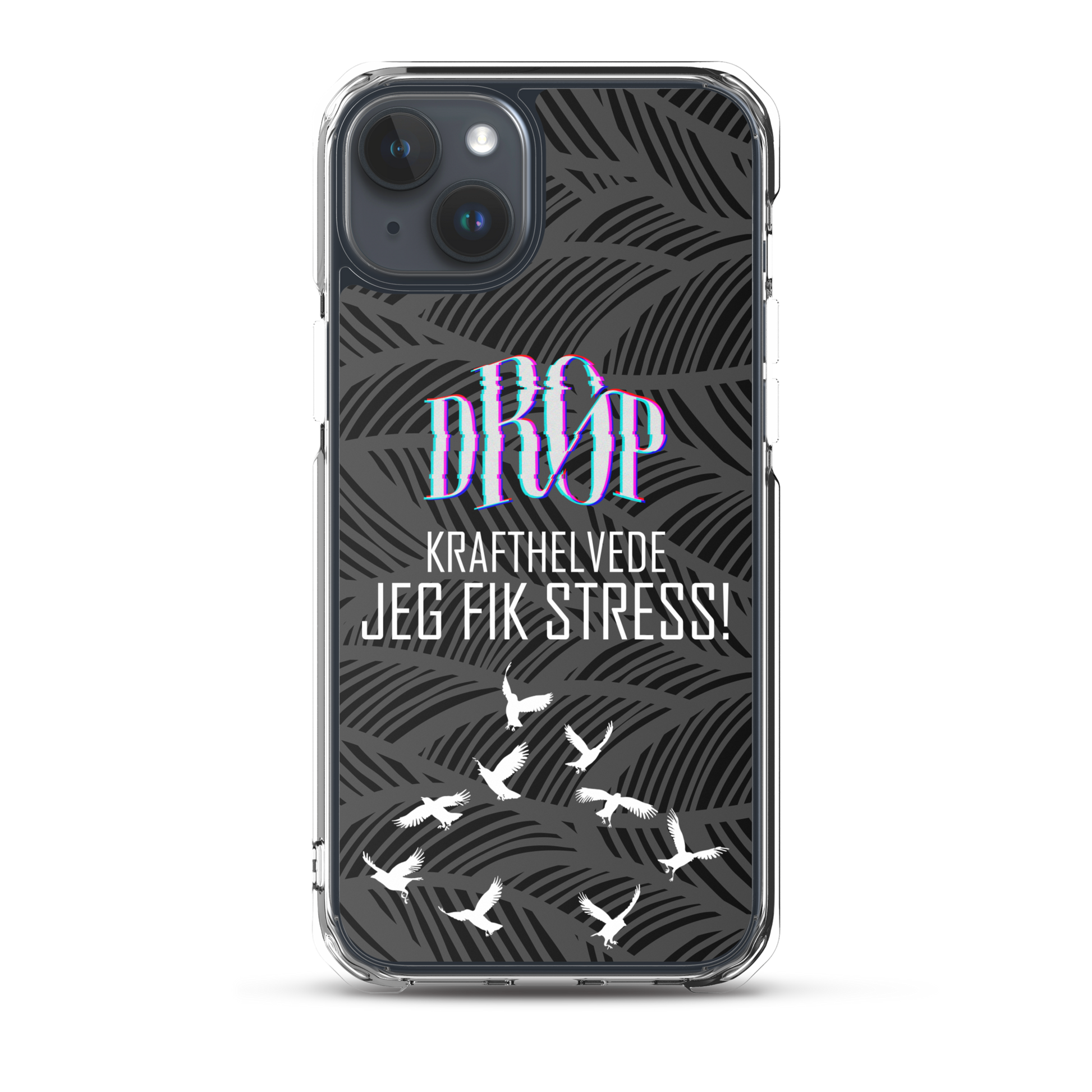 Jeg fik stress iPhone Cover DRØP