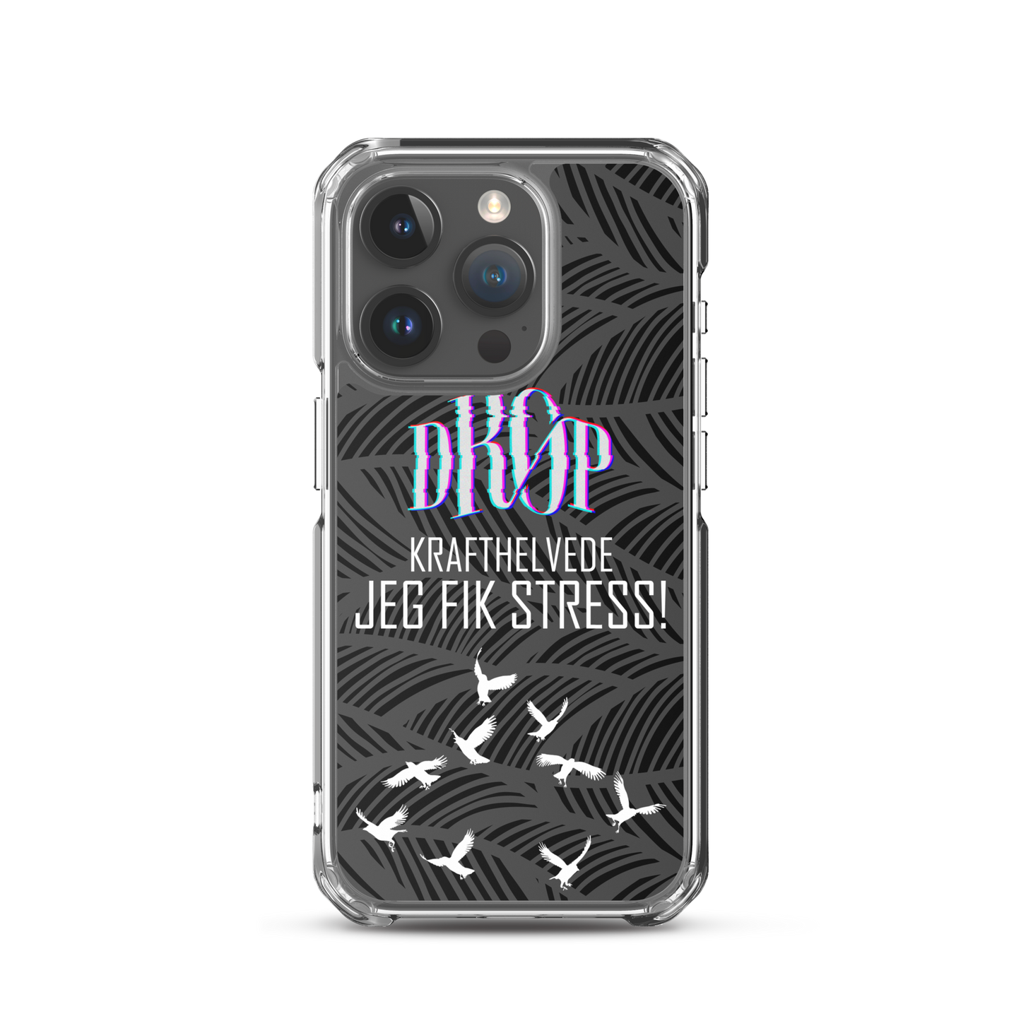 Jeg fik stress iPhone Cover DRØP