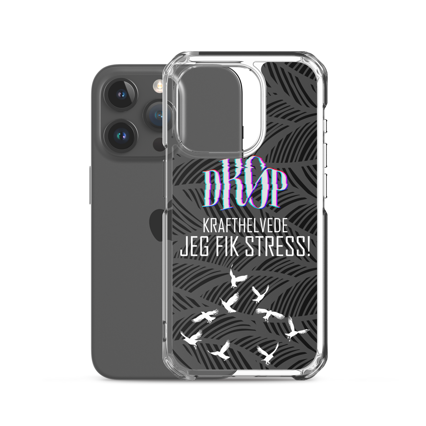 Jeg fik stress iPhone Cover DRØP