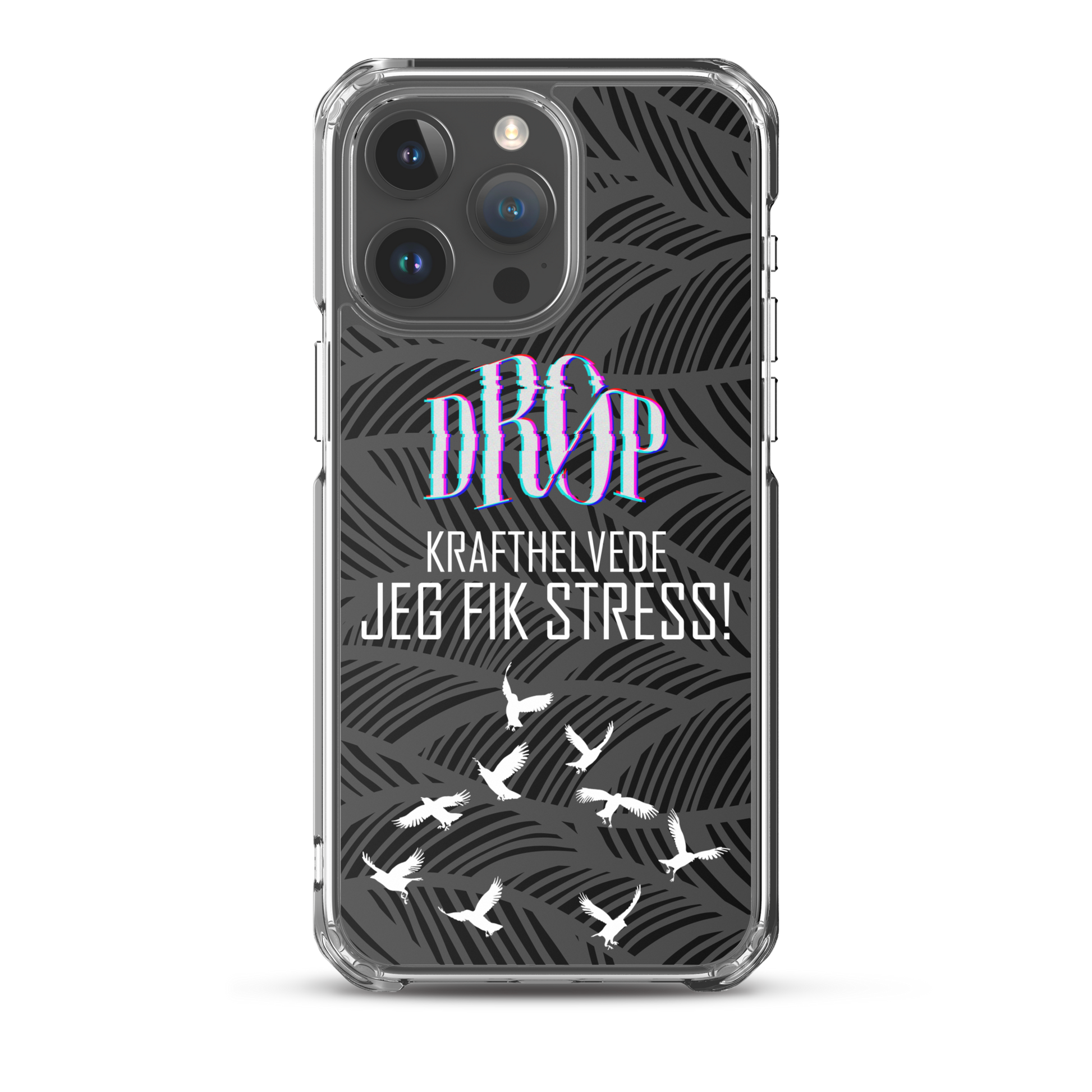 Jeg fik stress iPhone Cover DRØP