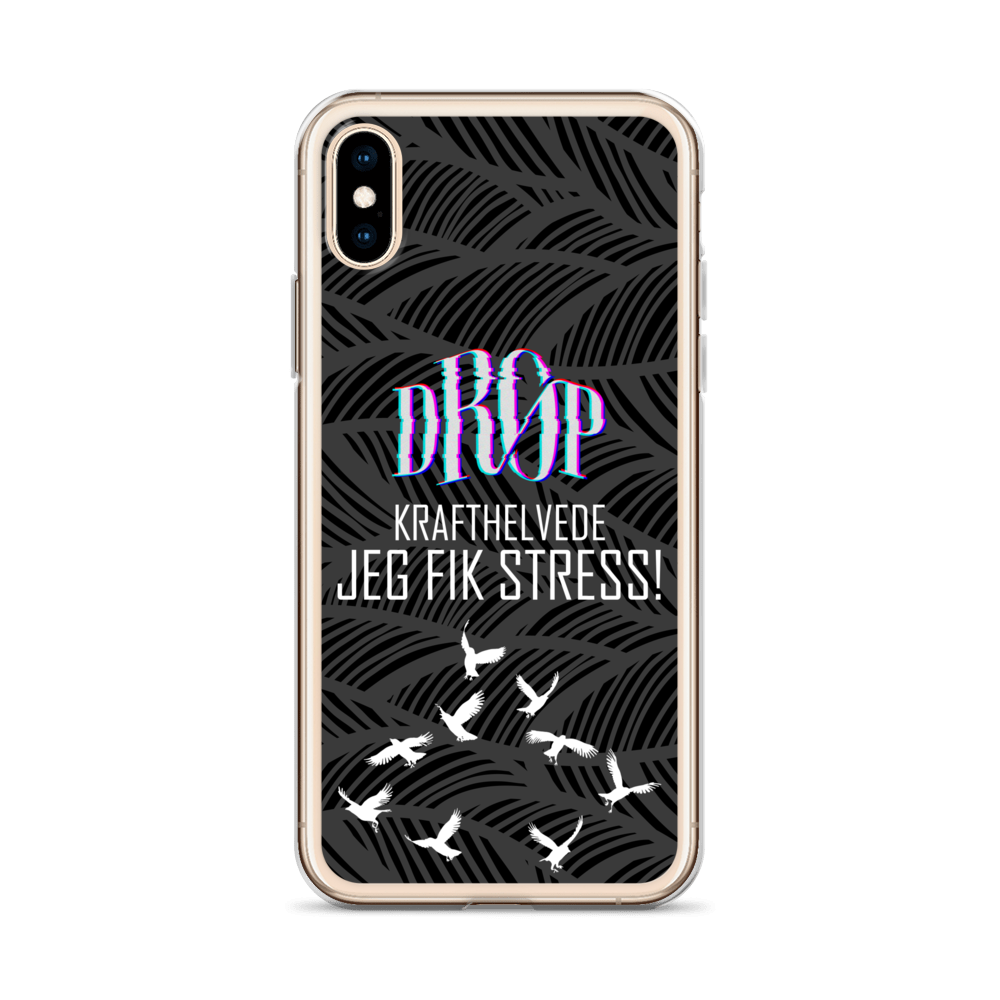 Jeg fik stress iPhone Cover DRØP