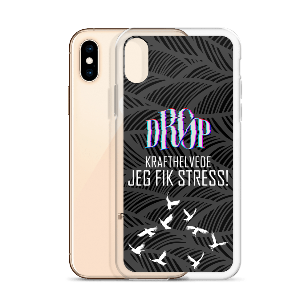 Jeg fik stress iPhone Cover DRØP