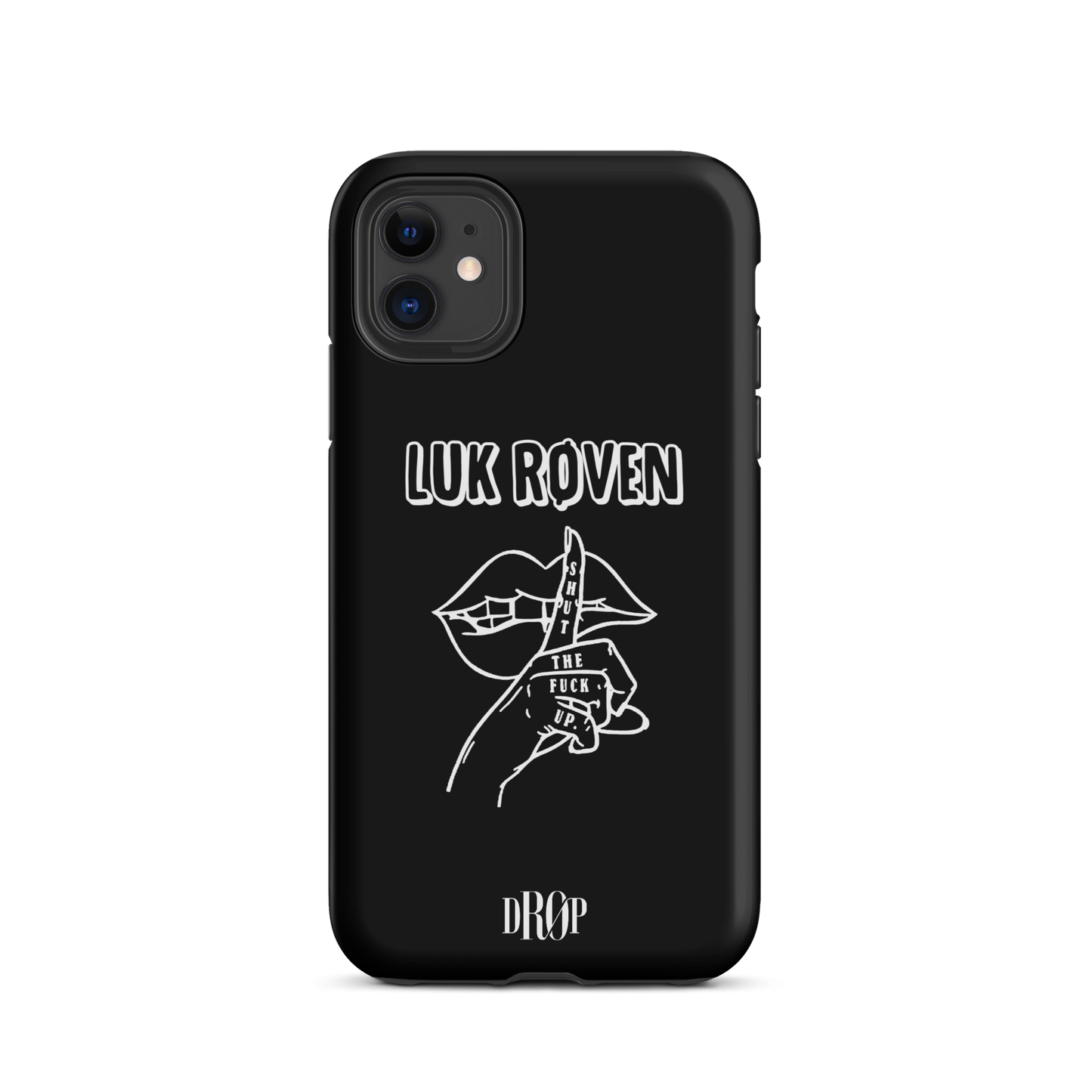 Luk røven iPhone Cover DRØP