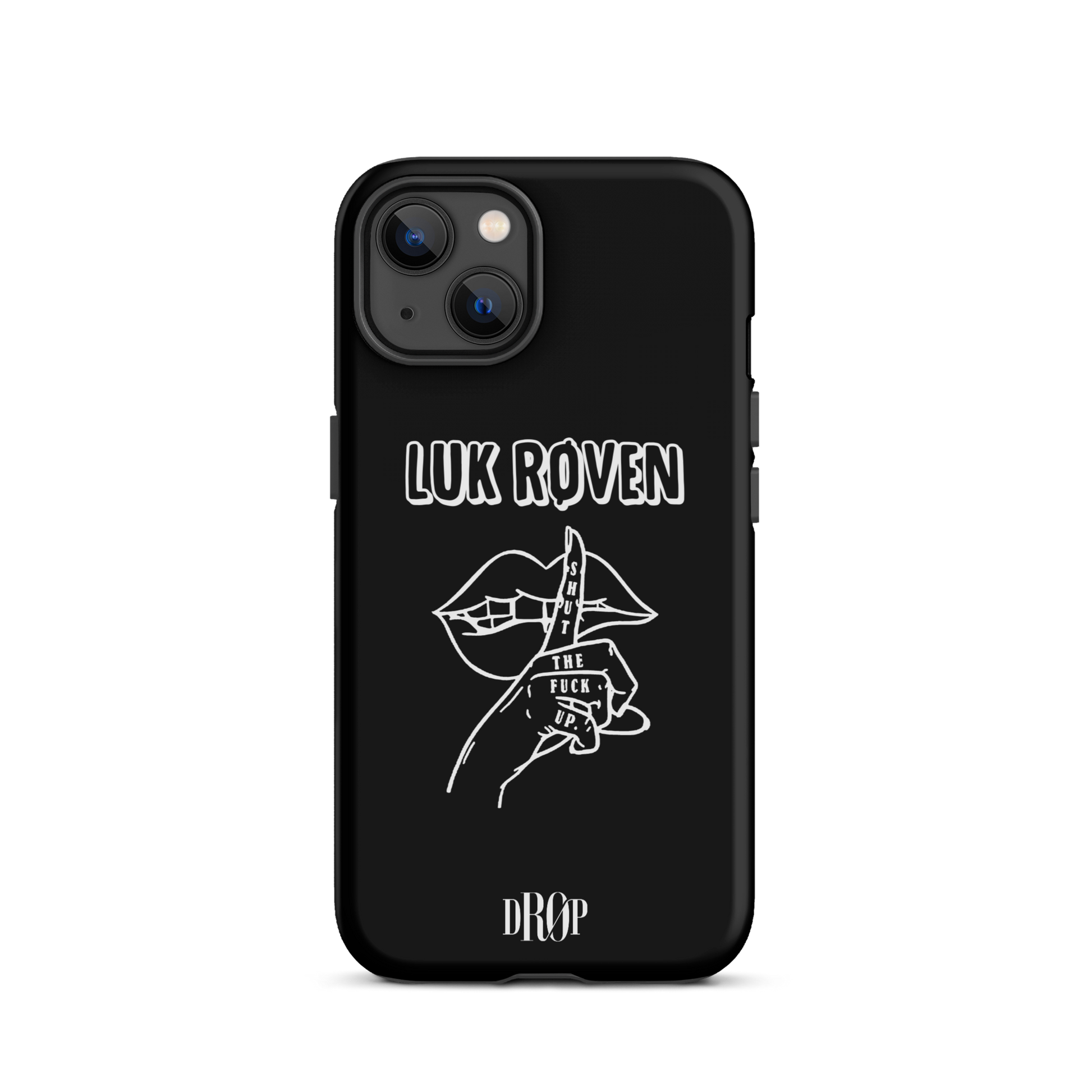 Luk røven iPhone Cover DRØP