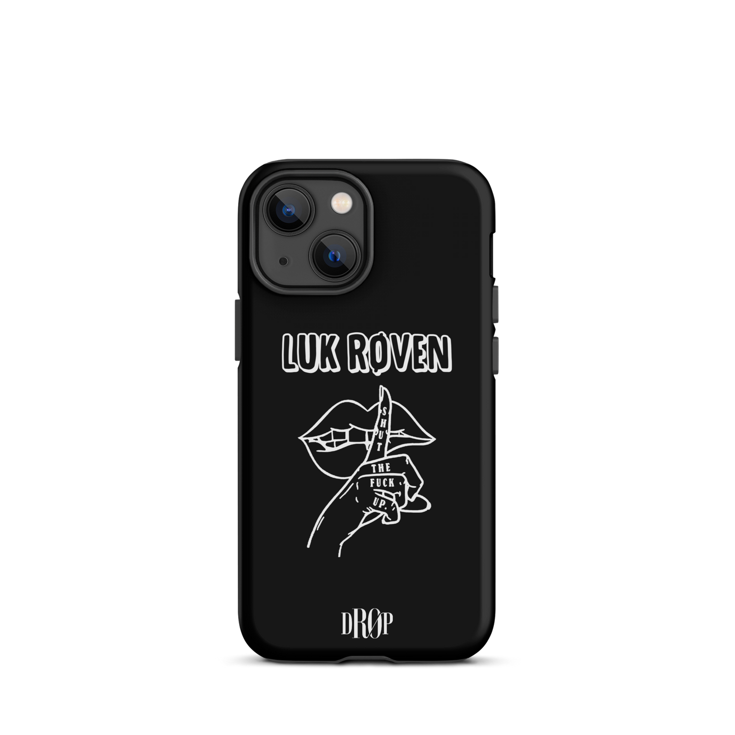 Luk røven iPhone Cover DRØP