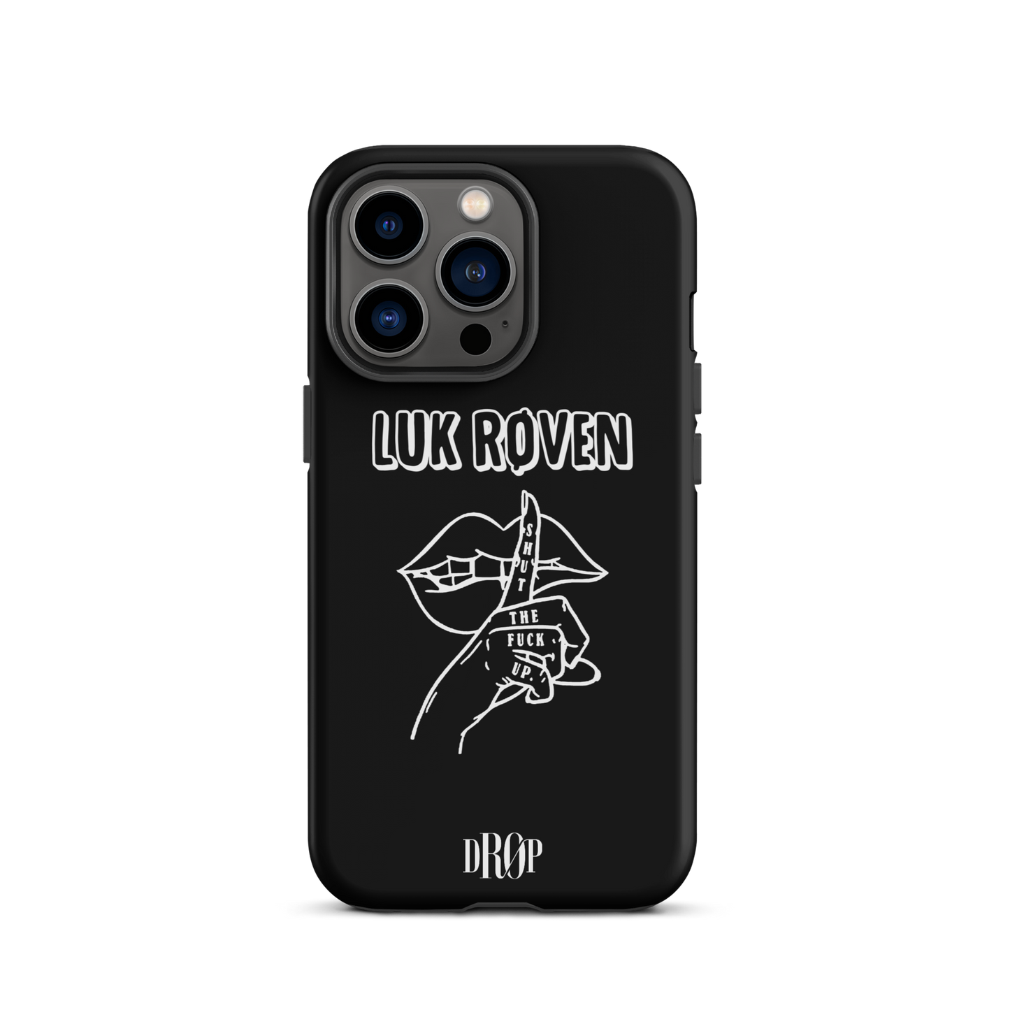 Luk røven iPhone Cover DRØP