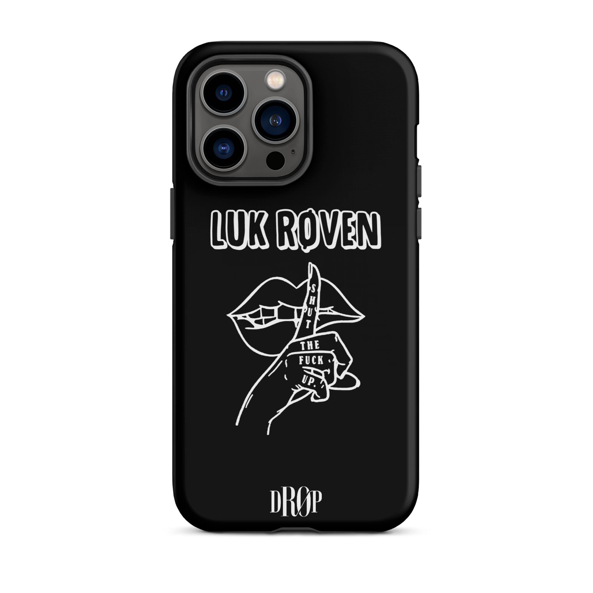 Luk røven iPhone Cover DRØP