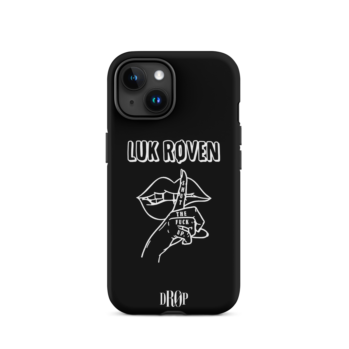 Luk røven iPhone Cover DRØP