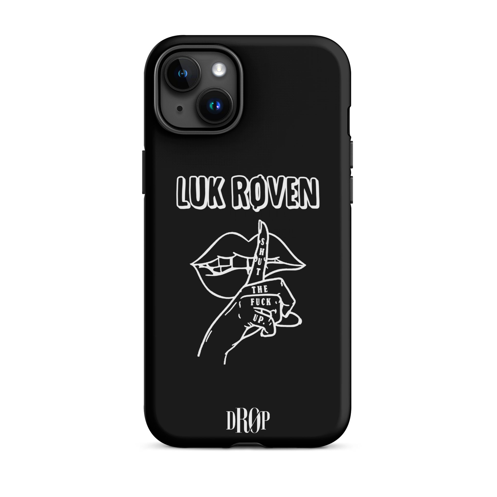 Luk røven iPhone Cover DRØP