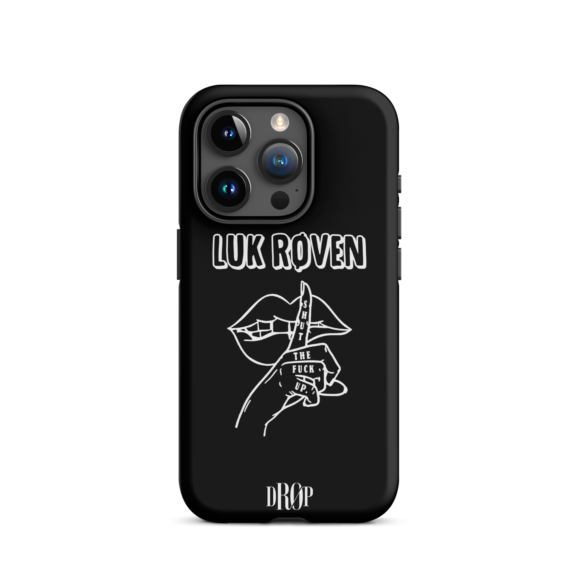 Luk røven iPhone Cover DRØP