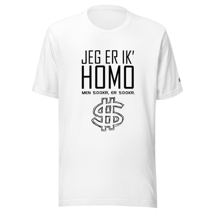 Jeg er ikke homo Tee - Droep